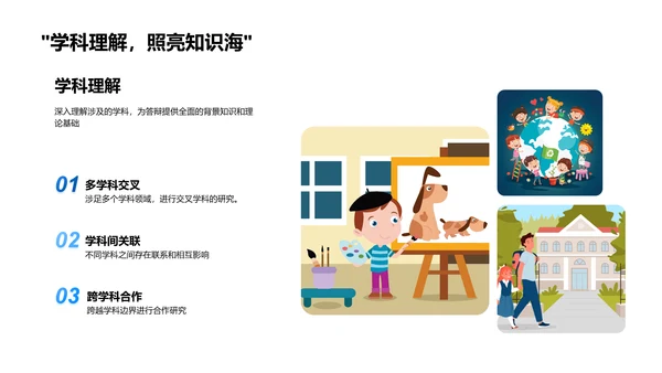 交叉学科答辩指南PPT模板