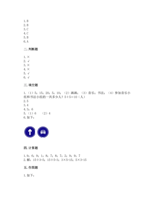 人教版二年级下册数学期中测试卷（必刷）.docx