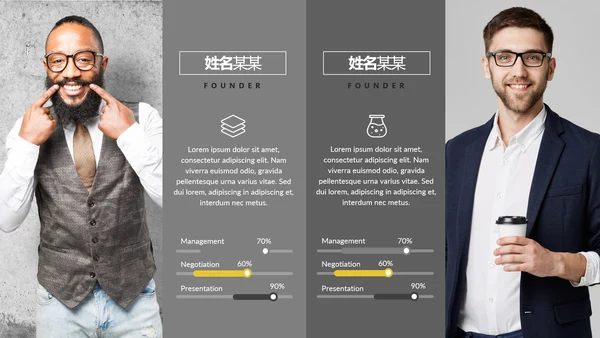 现代风格公司简介商业计划书商务PPT模板