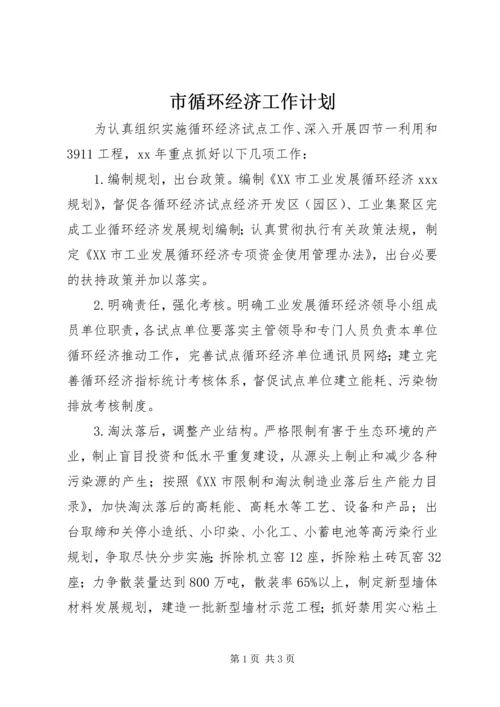 市循环经济工作计划 (2).docx