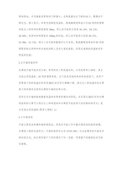 不同节能改造技术对建筑能耗的影响.docx