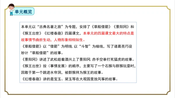 部编版小学语文五年级下册第二单元单元复习