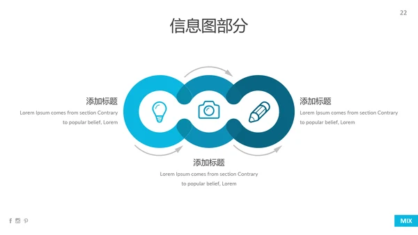 现代蓝色简洁设计公司简介商务PPT模板