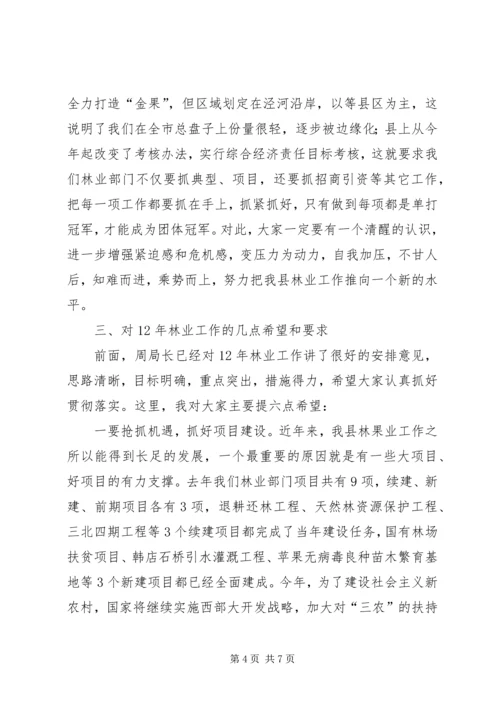 副县长在林业系统启动会讲话.docx