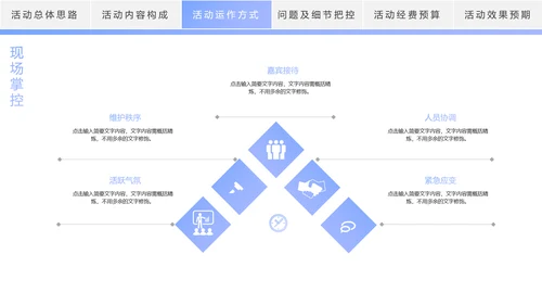 时尚线条商务活动策划方案书PPT模板