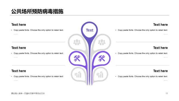 紫色插画【最全攻略】抗击疫情专题PPT案例