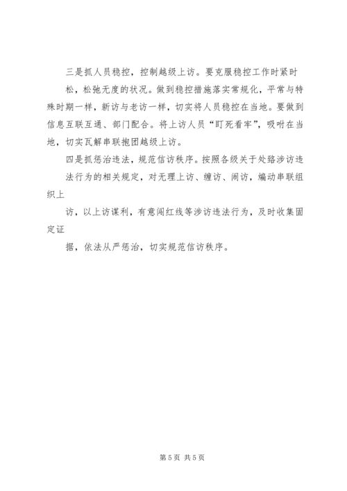 做好新形势下基层信访工作的几点思考(精) (2).docx