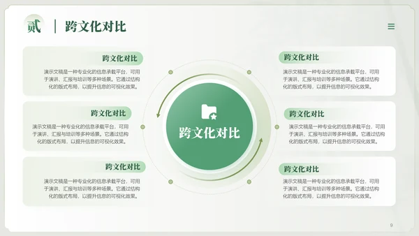 清新清雅中国风竹子主题读书分享会PPT模板