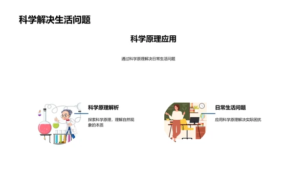 科学原理与日常PPT模板