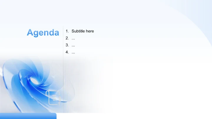 蓝色现代风20XX年上半年工作总结PPT主题