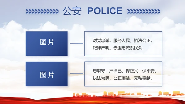警察公安机关人民警察动态PPT