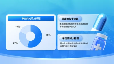 创意风医疗行业PPT环形图