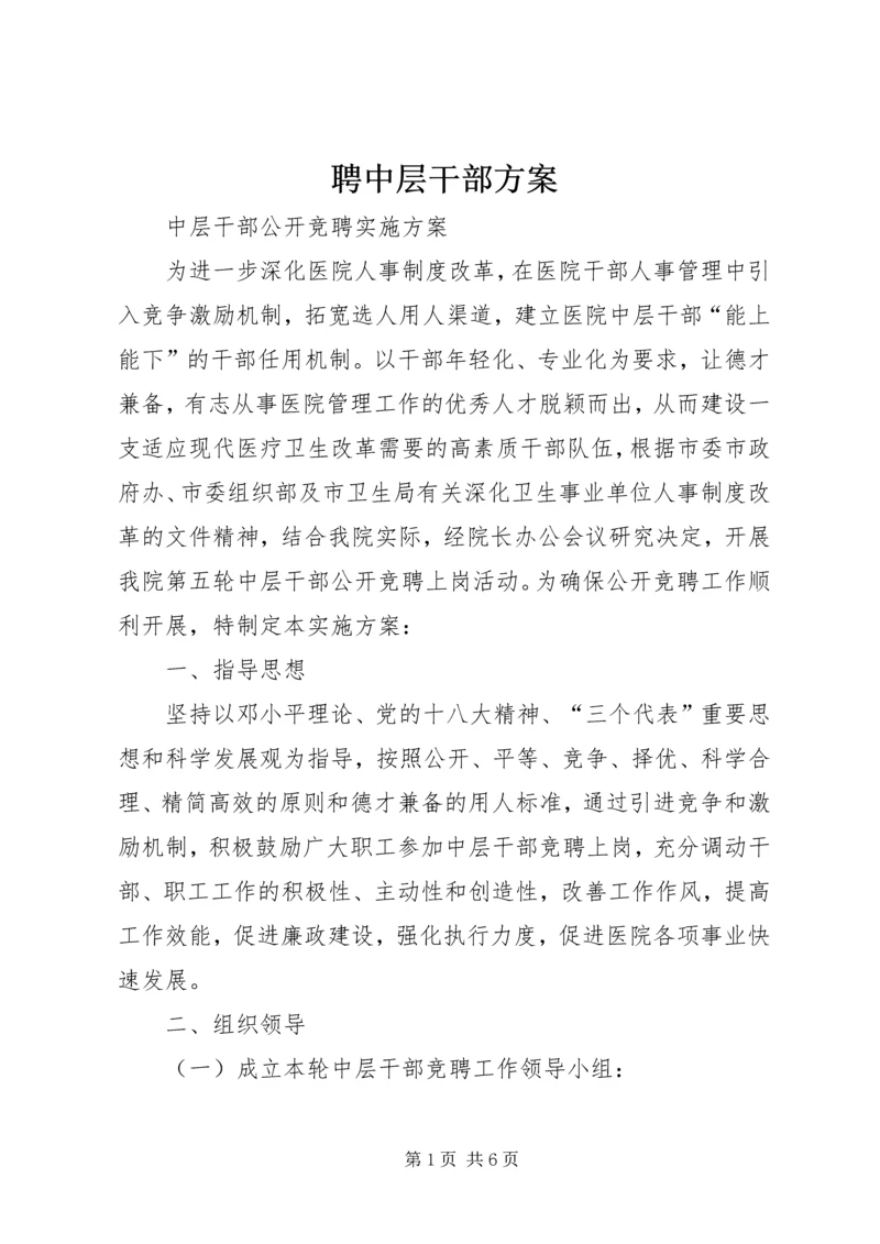 聘中层干部方案 (4).docx