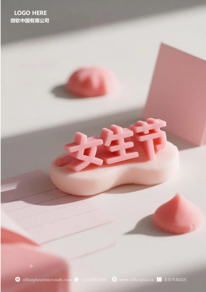 三七女生节宣传海报3