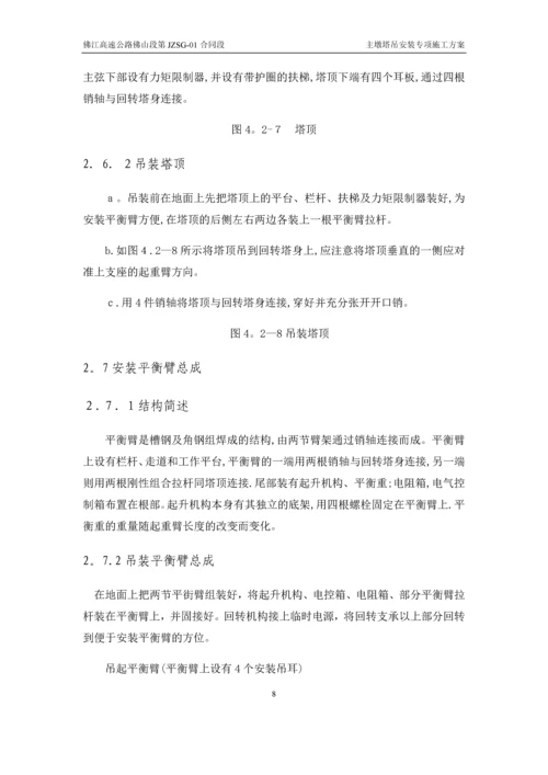 塔吊安装专项施工方案.docx