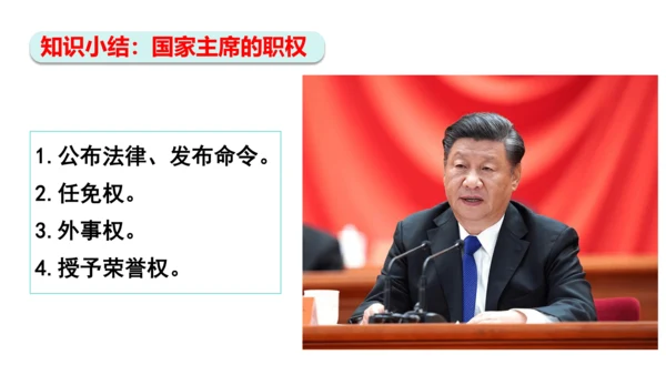 【新课标】6.2中华人民共和国主席课件(共24张PPT)2023-2024学年道德与法治八年级下册