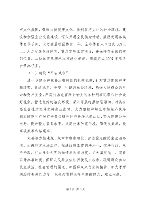 提高城市文明水平的工作打算政府工作计划.docx