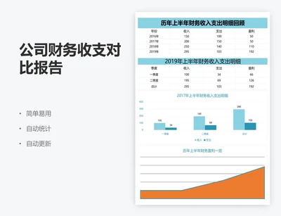 公司财务收支对比报告