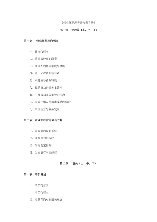 新编营销经理晋升标准手册.docx