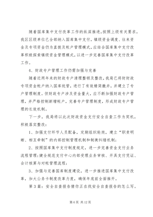 安全自查报告（共7篇） (4).docx