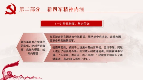 弘扬新四军精神通用PPT模板
