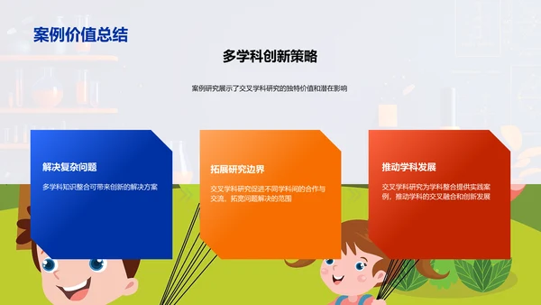 交叉学科研究答辩PPT模板