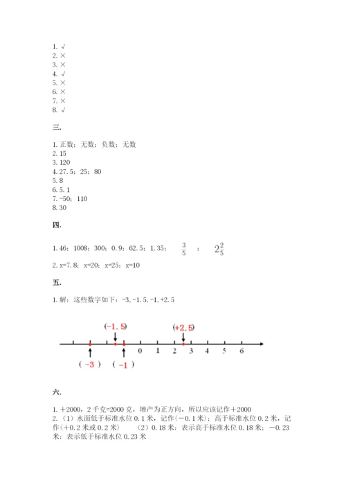 河北省【小升初】2023年小升初数学试卷附答案【综合卷】.docx