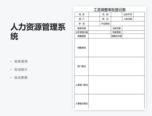 人力资源管理系统