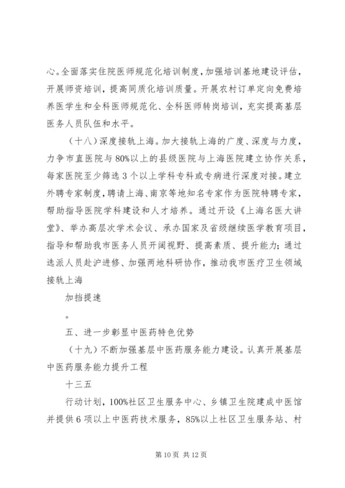 市级卫生计生工作计划.docx