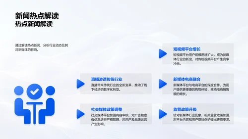 新媒体季度报告PPT模板