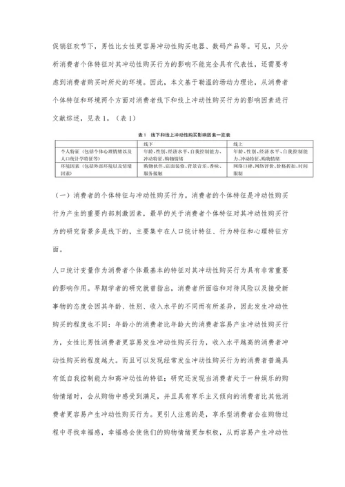 消费者冲动性购买行为研究述评