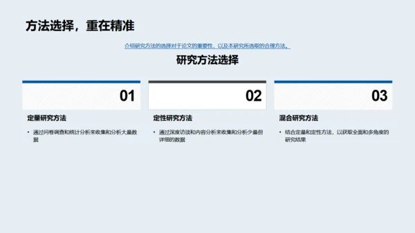 博士论文开题报告，蓝色背景通用PPT模板