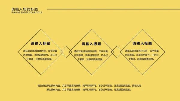 黄色微立体都市市场推广策划PPT模板