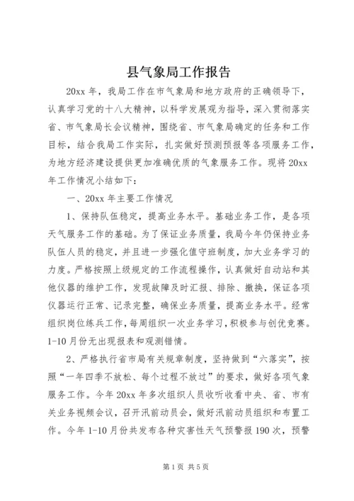 县气象局工作报告 (7).docx