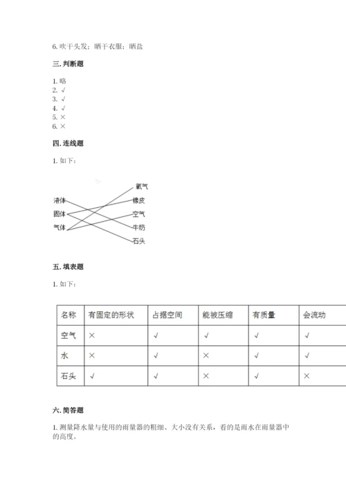 教科版三年级上册科学期末测试卷附完整答案【易错题】.docx