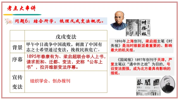 第二单元 近代化的早期探索与民族危机的加剧（考点串讲）-中国历史第三册期末考点大串讲（统编版五四学制