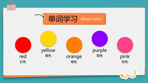 简约绿色中小学英语课教学课件PPT