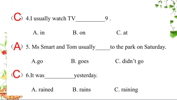 Module 3 Unit2 I didn't play football. 课件(共32张PPT)