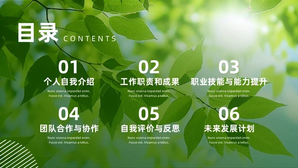 实拍风个人述职报告PPT模板