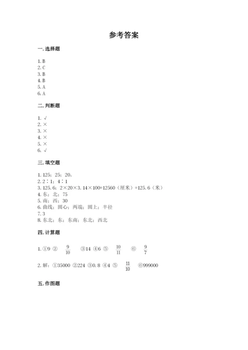 小学数学六年级上册期末测试卷带答案（研优卷）.docx