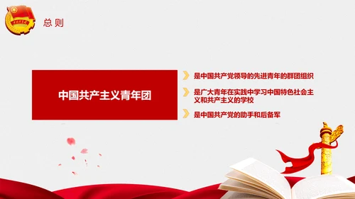 中国共青团章程PPT模板