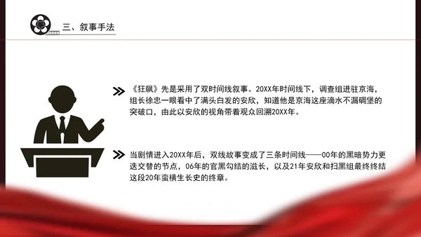 《狂飙》影视鉴赏主题班会PPT