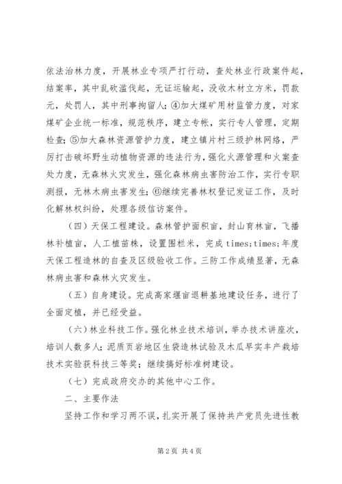 乡镇林业站工作总结.docx