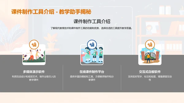高效教学课件制作PPT模板