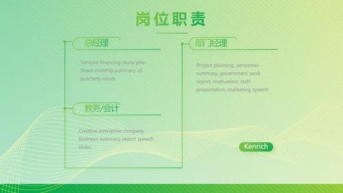 绿色公司企业市场营销策划方案PPT护肤