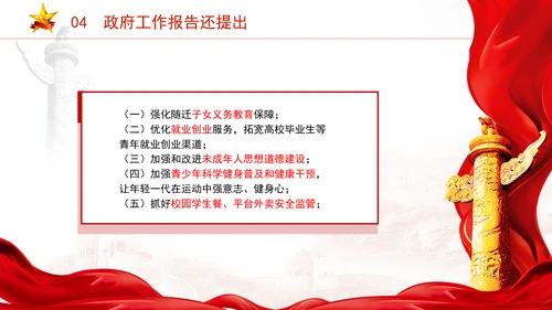 关于教育2025年两会工作报告内容学习ppt课件