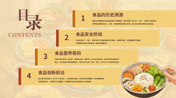 不同版式设计目录PPT模板2