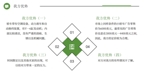 企业培训公司商务谈判案例分析通用PPT模板