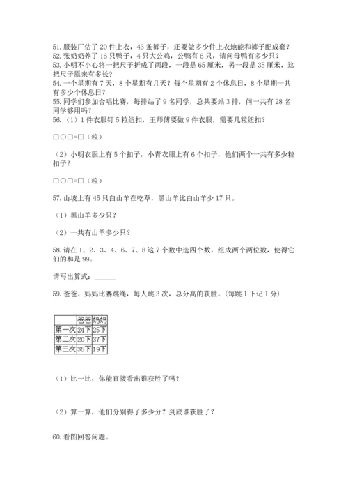 小学二年级上册数学应用题100道（夺分金卷）.docx