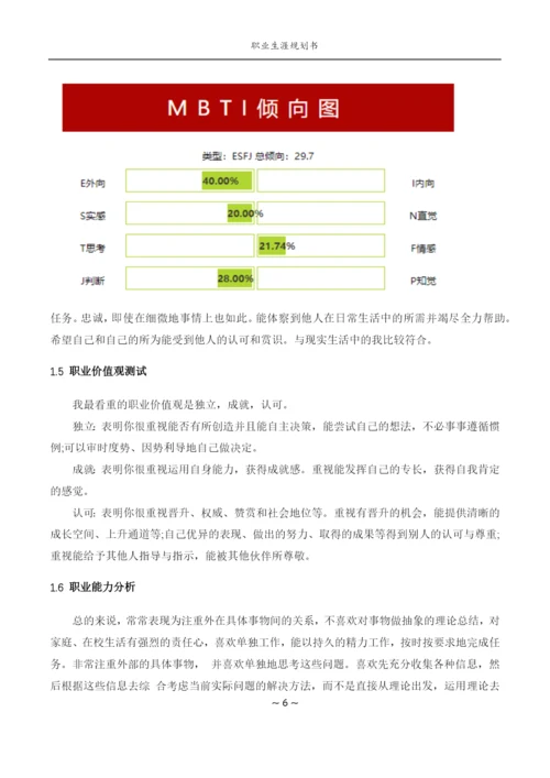 20页5900字文化创意与策划专业职业生涯规划.docx